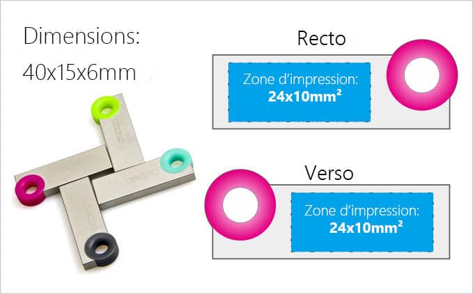 Clé usb métal personnalisée impression logo profesionnel