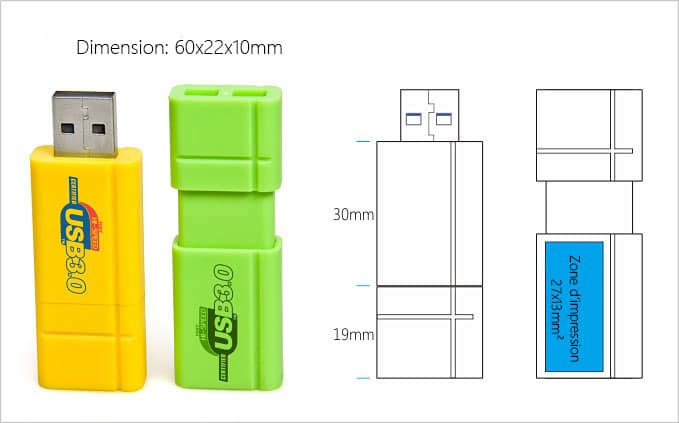 schéma clé usb rétractable chine