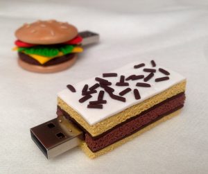 clé usb gateau