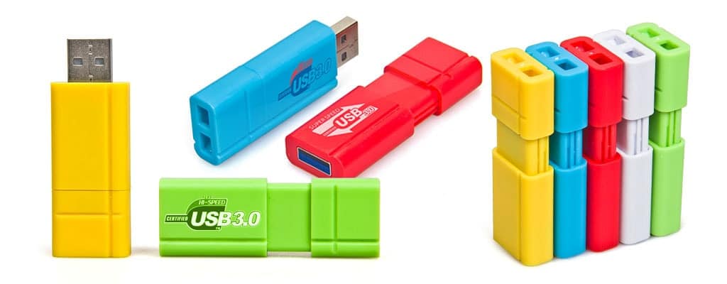 Custom retractable USB flash drive