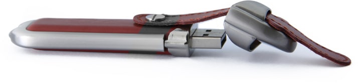 Custom USB flash drive Leather Made to USB