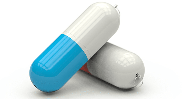 Custom USB in shape of pill medicine