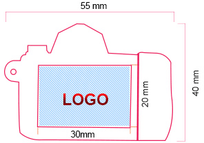 Printing area USB020