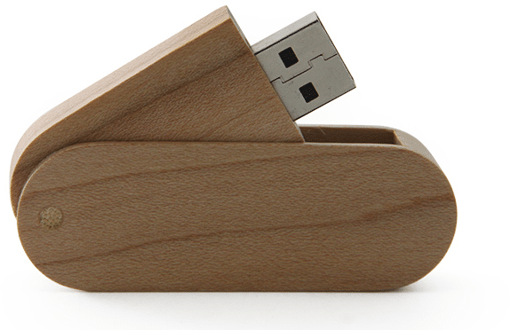 Custom USB key wooden