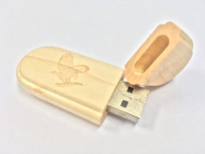 Clés USB en bois fabriqué par Made to USB