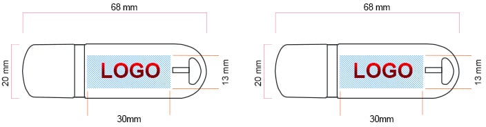 Printing area USB002