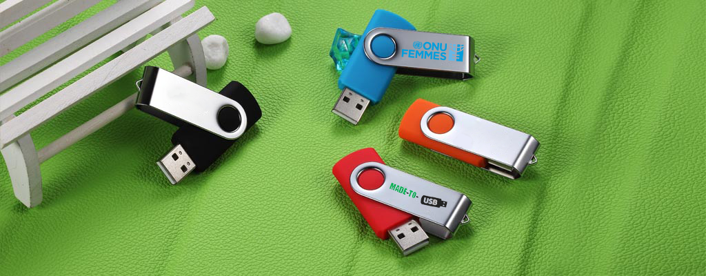 Clé USB publicitaire en plastique personnalisable